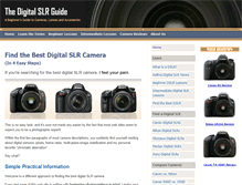 Tablet Screenshot of digital-slr-guide.com